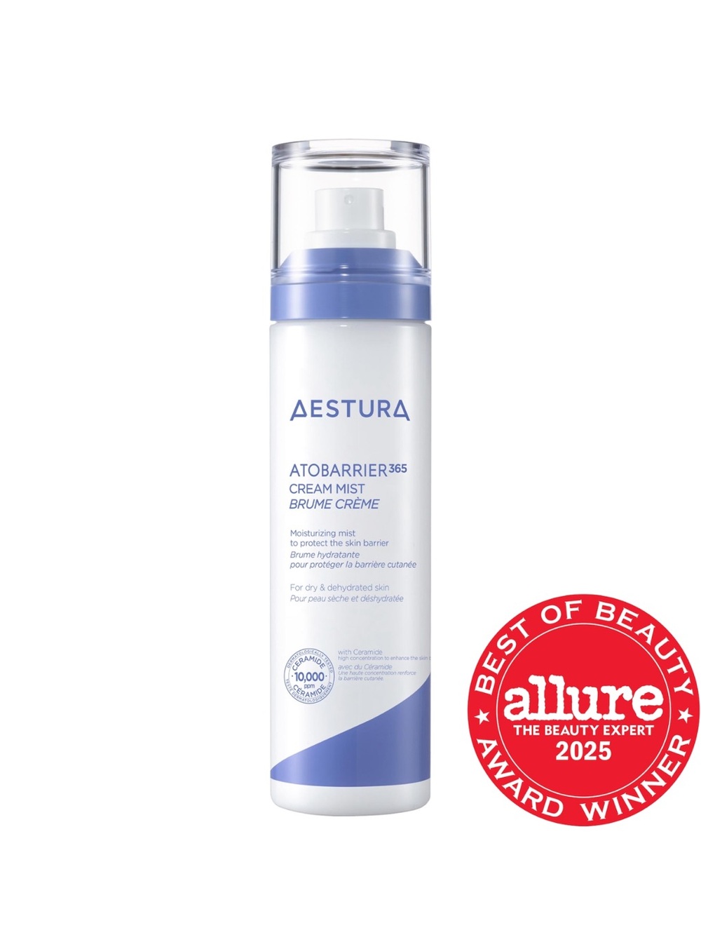 Atobarrier365 Cream Mist Moisturizer - White & Lavender